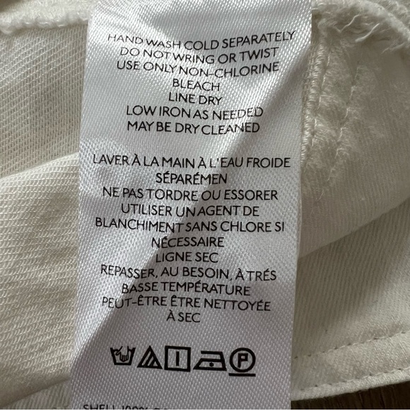 Pilcro white embroidered top size small - Picture 7 of 12